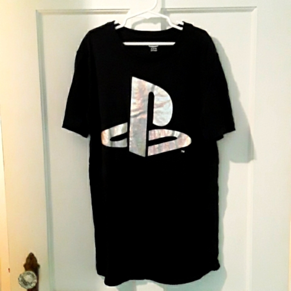 Brand New Playstation Black T-Shirt XL 14-16